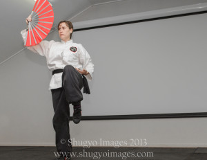 Kung Fu Brisbane - Traditional Chinese Martial arts Weapons Shonika performing Shaolin Fan