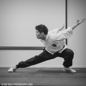 Simon performing a Shaolin Form at the 2013 Fundraiser Dinner